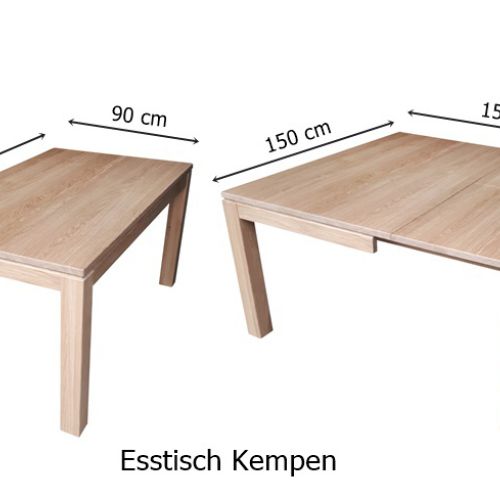 Esstisch "Kempen" mit Gestellauszug